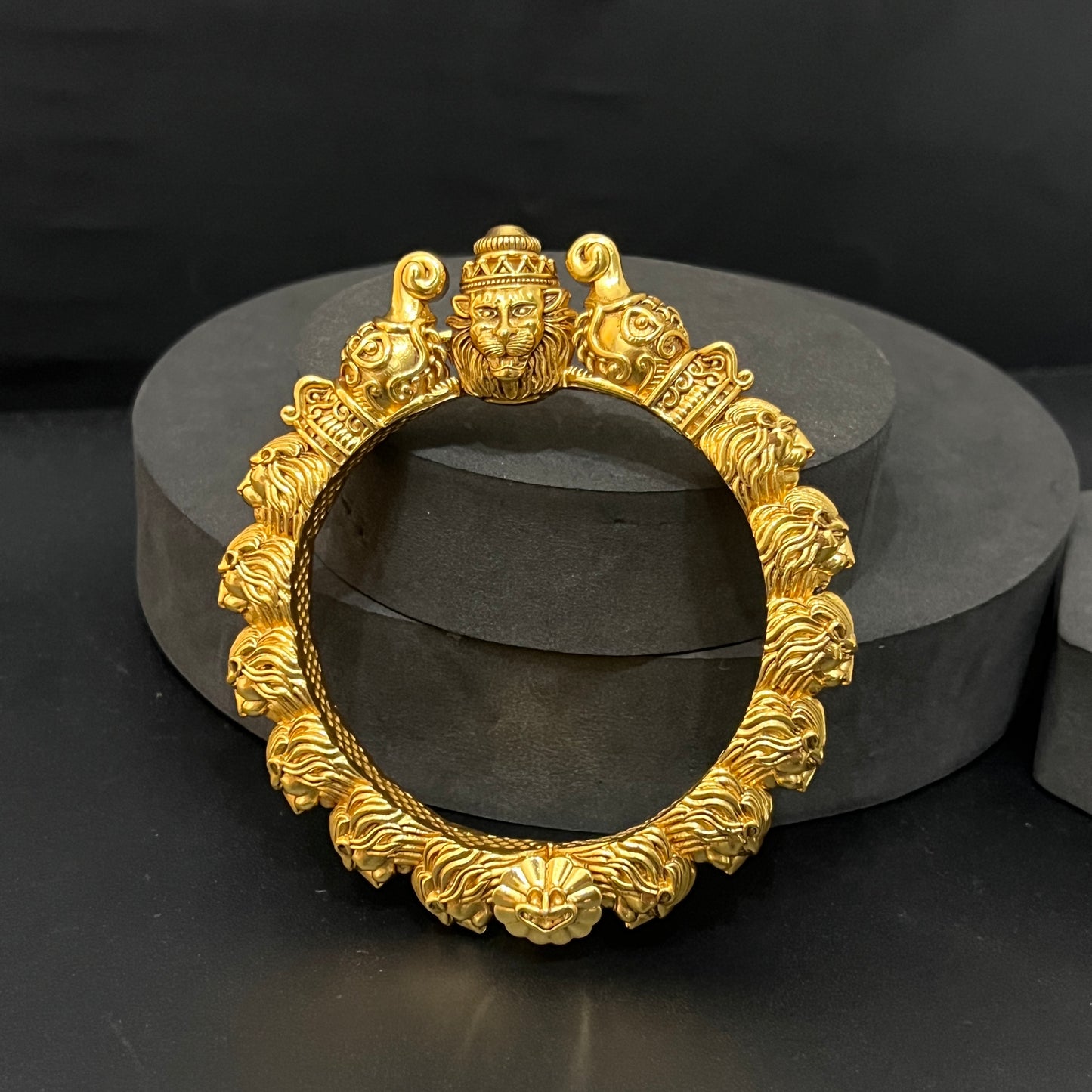 Men's Singam Kada Gold Finished Heavy