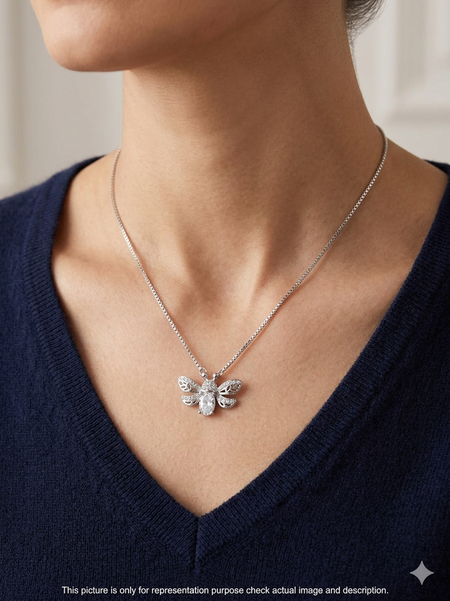 Ladies Pendant Chain Honey bee