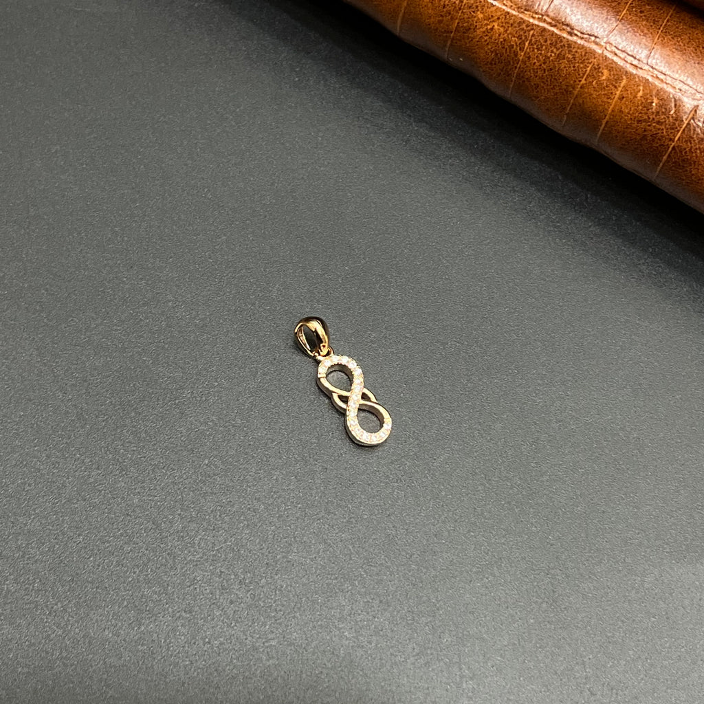 Silver Ladies Pendant Infinity Loop Edition Rose Gold 925