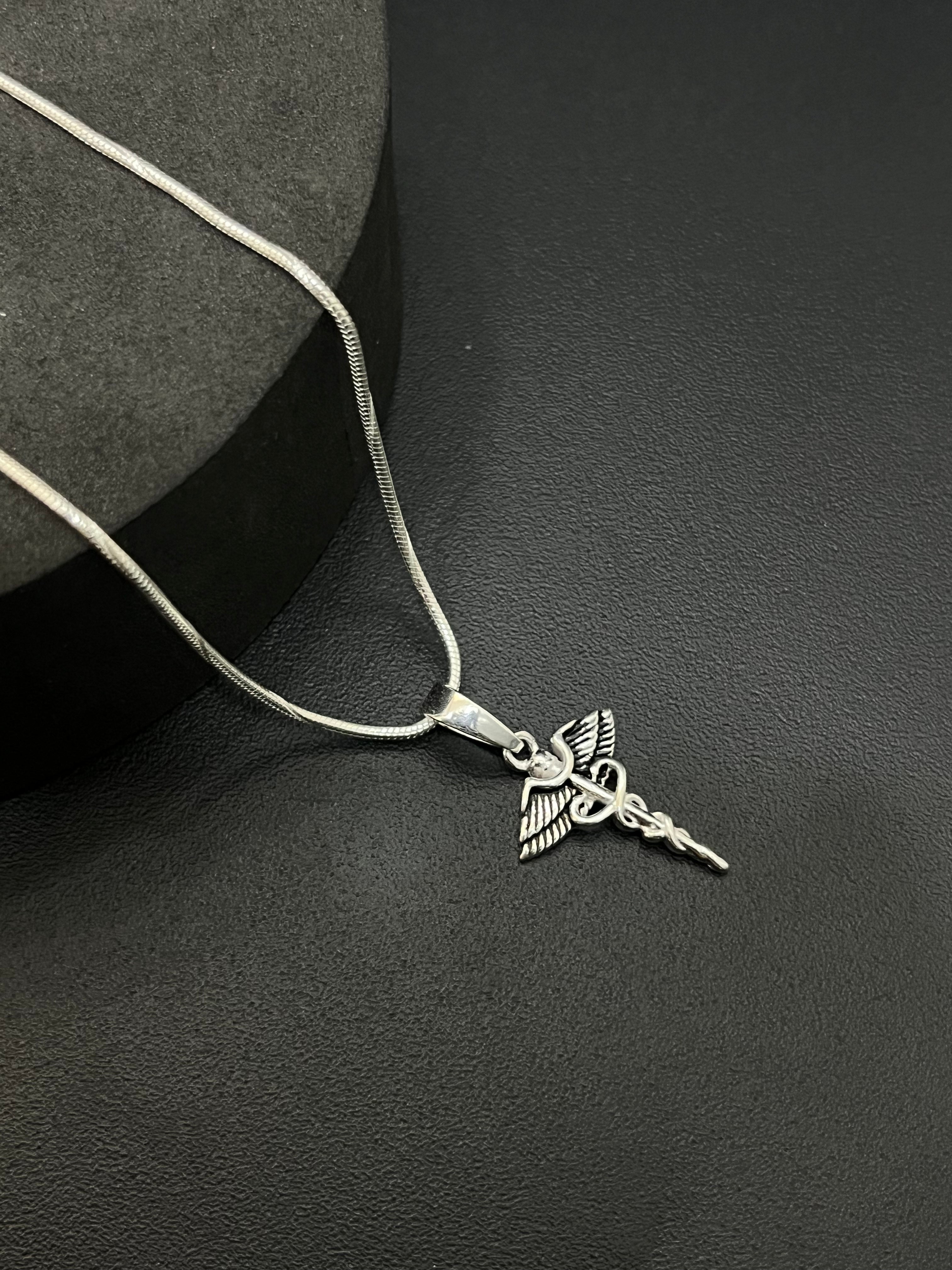 Silver Pendants Doctor Symbol