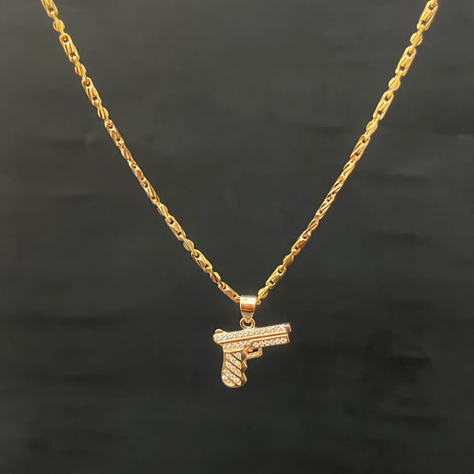 Ladies Pendant Chain Pistol