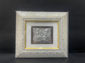 Silver Lakshmi and Ganesh Frame