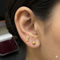 Gold Second stud LV