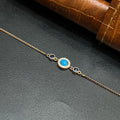 Silver Ladies Bracelet Turquoise Crystal Grace Rose Gold 925