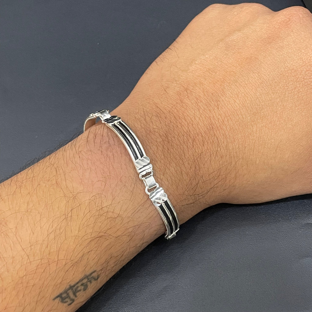 Silver Elephant Hair bracelet