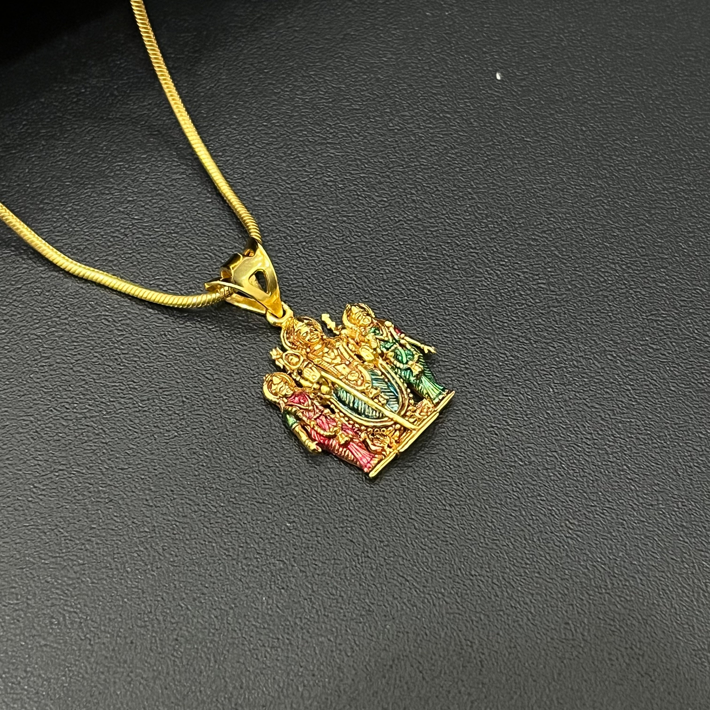 Silver Murgar Family Gold Finished Pendant