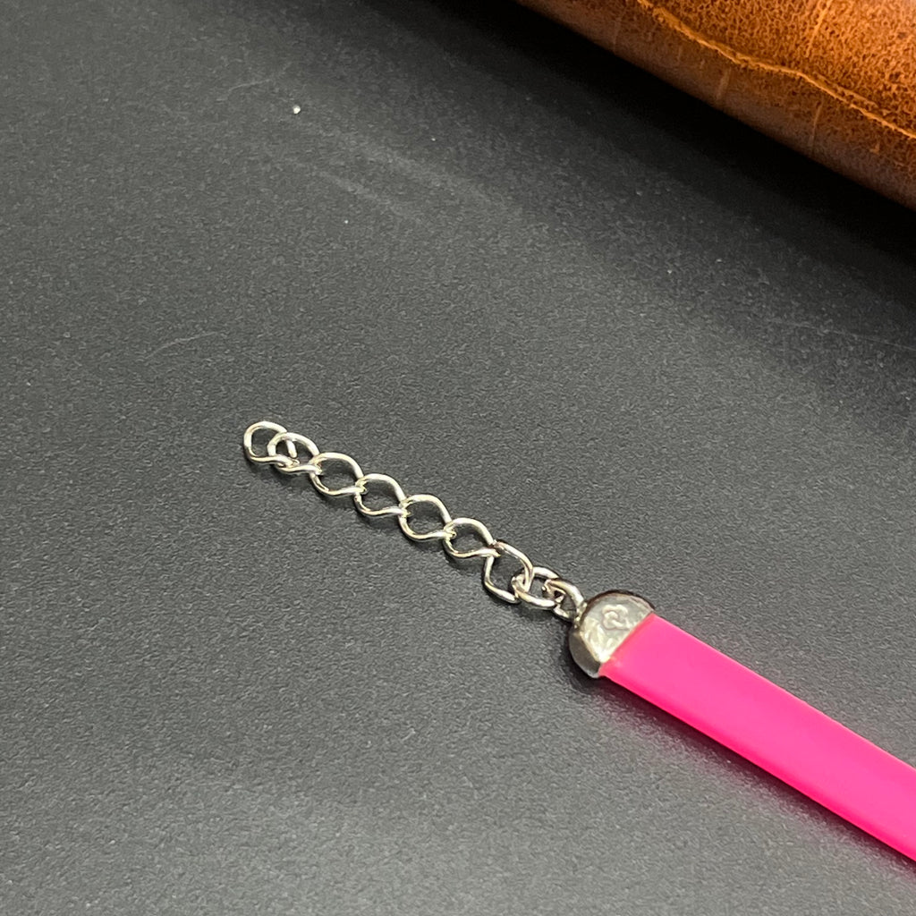 Silver Kids Bracelet Cute Characters Charms Pink Band M02 925