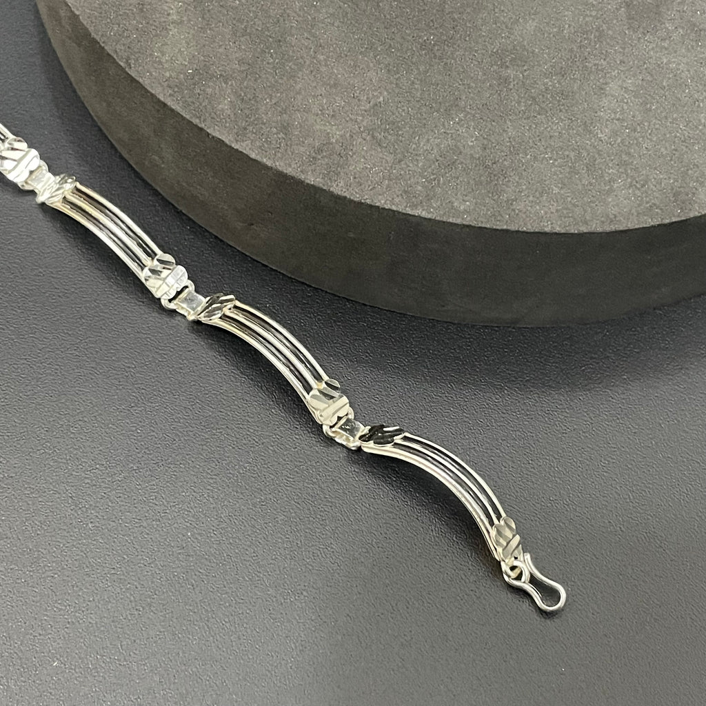 Silver Elephant Hair bracelet