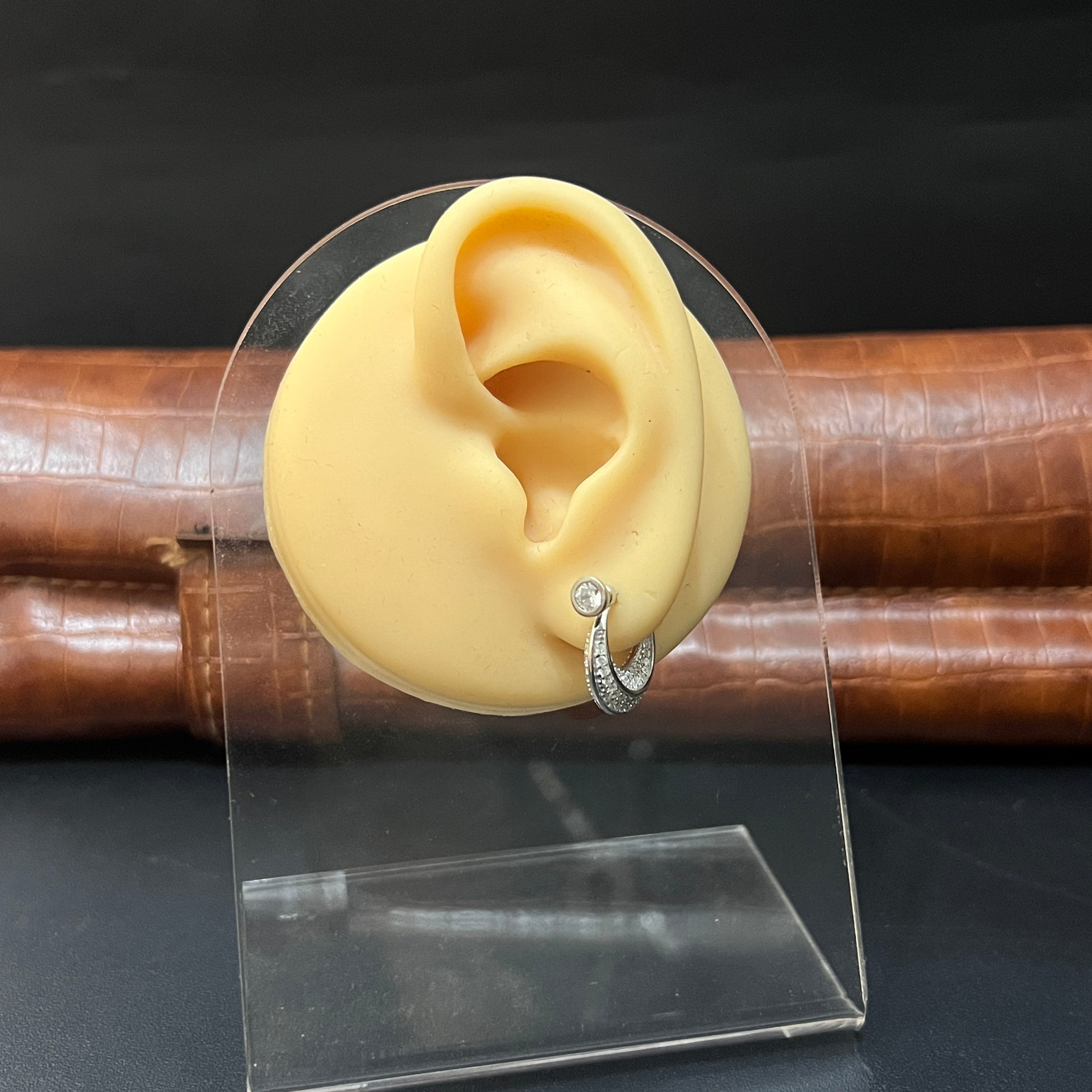 Silver Mens Earring rajput DS01 B