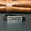 Silver Mens Flexible Bracelet OM2 925