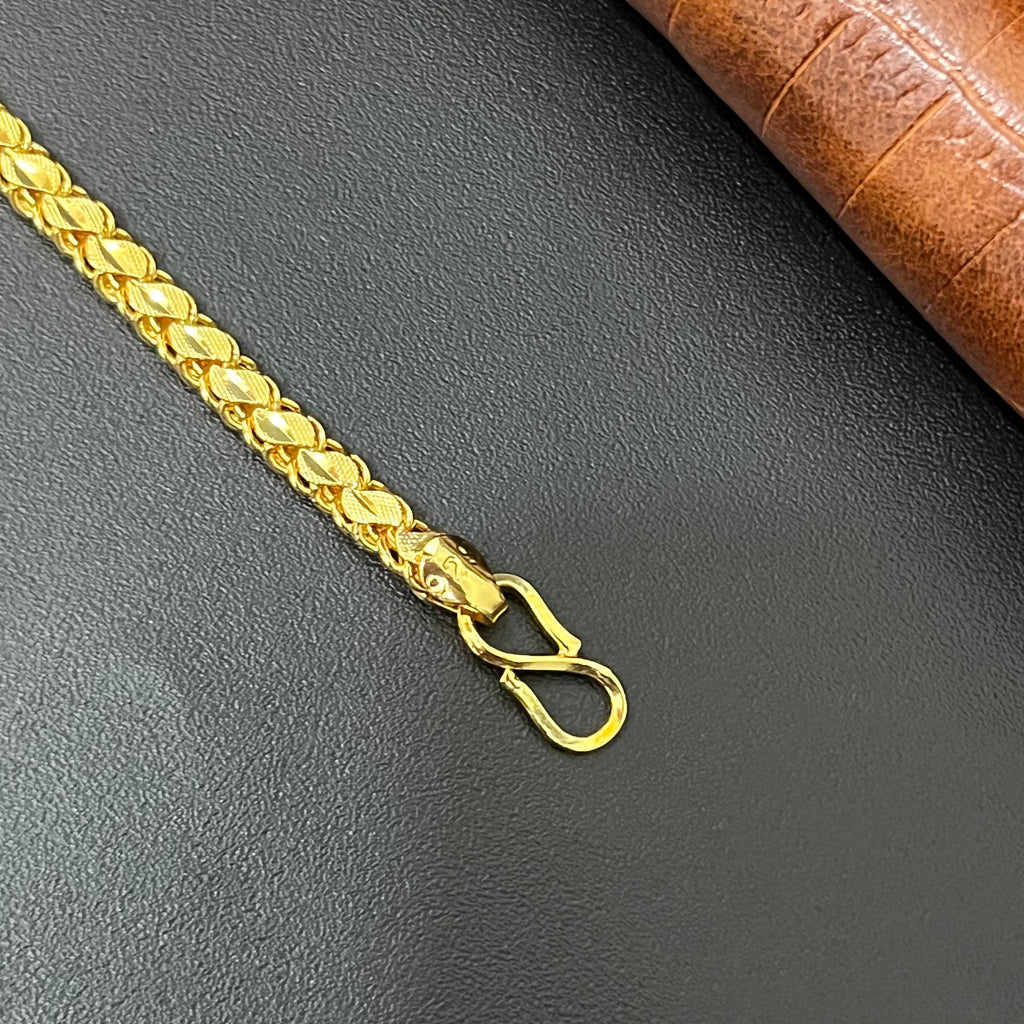 Silver Mens Chain Utahapa Gold Finished 925