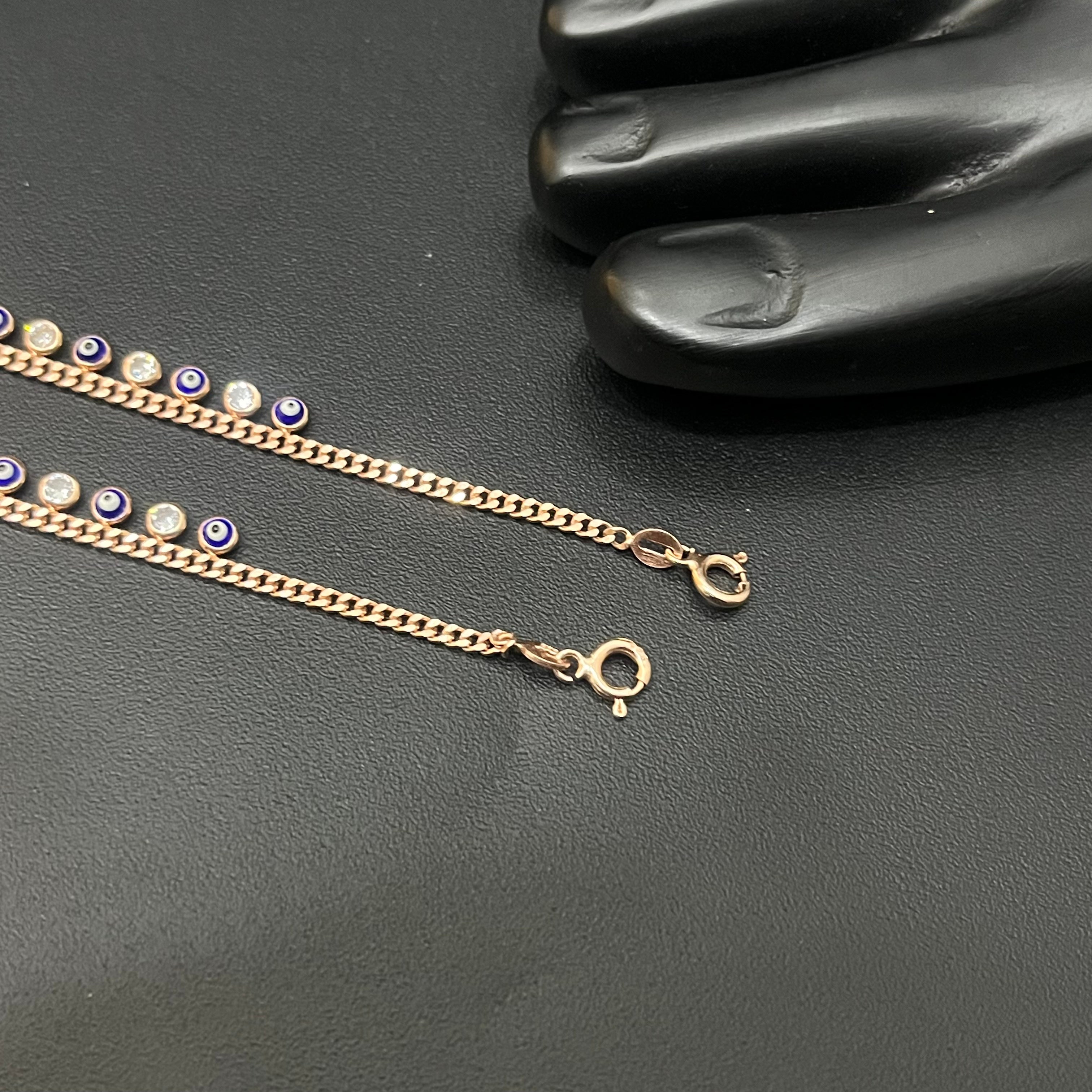 Ladies  Silver Anklet White Beads RG