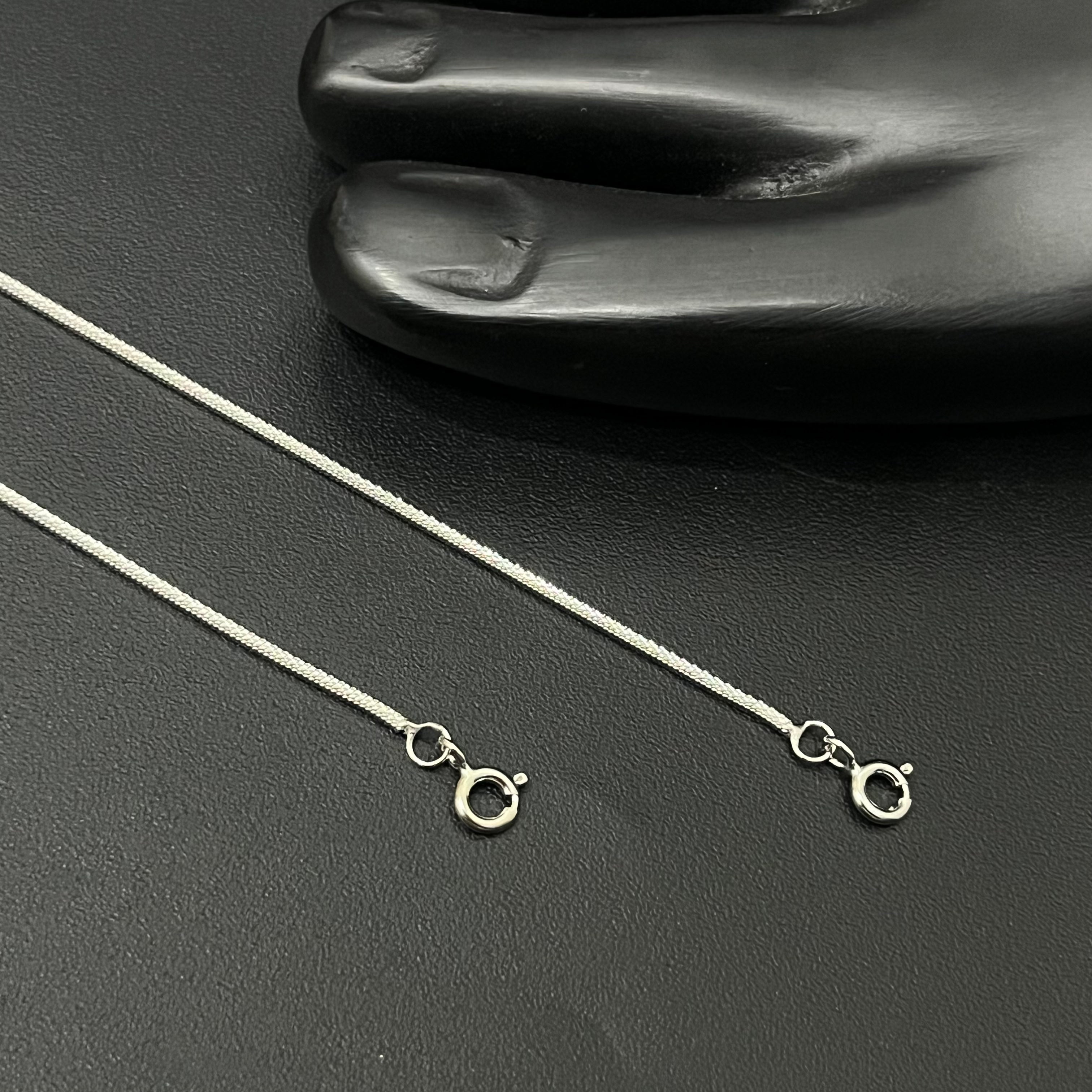 Silver Ladies Anklet V Plain 925