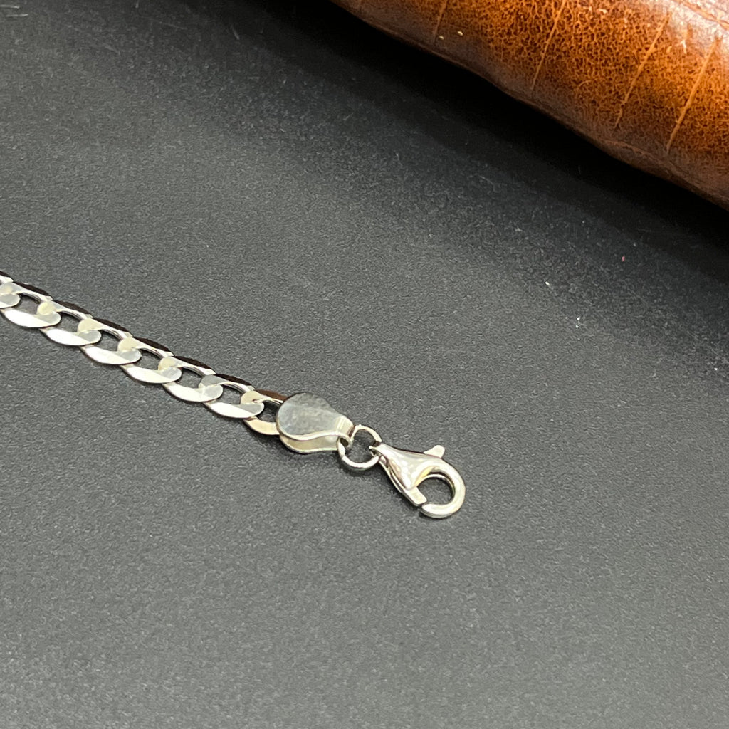Silver Customised Kids Bracelet Cute Orange Teddy Bear Charms 925