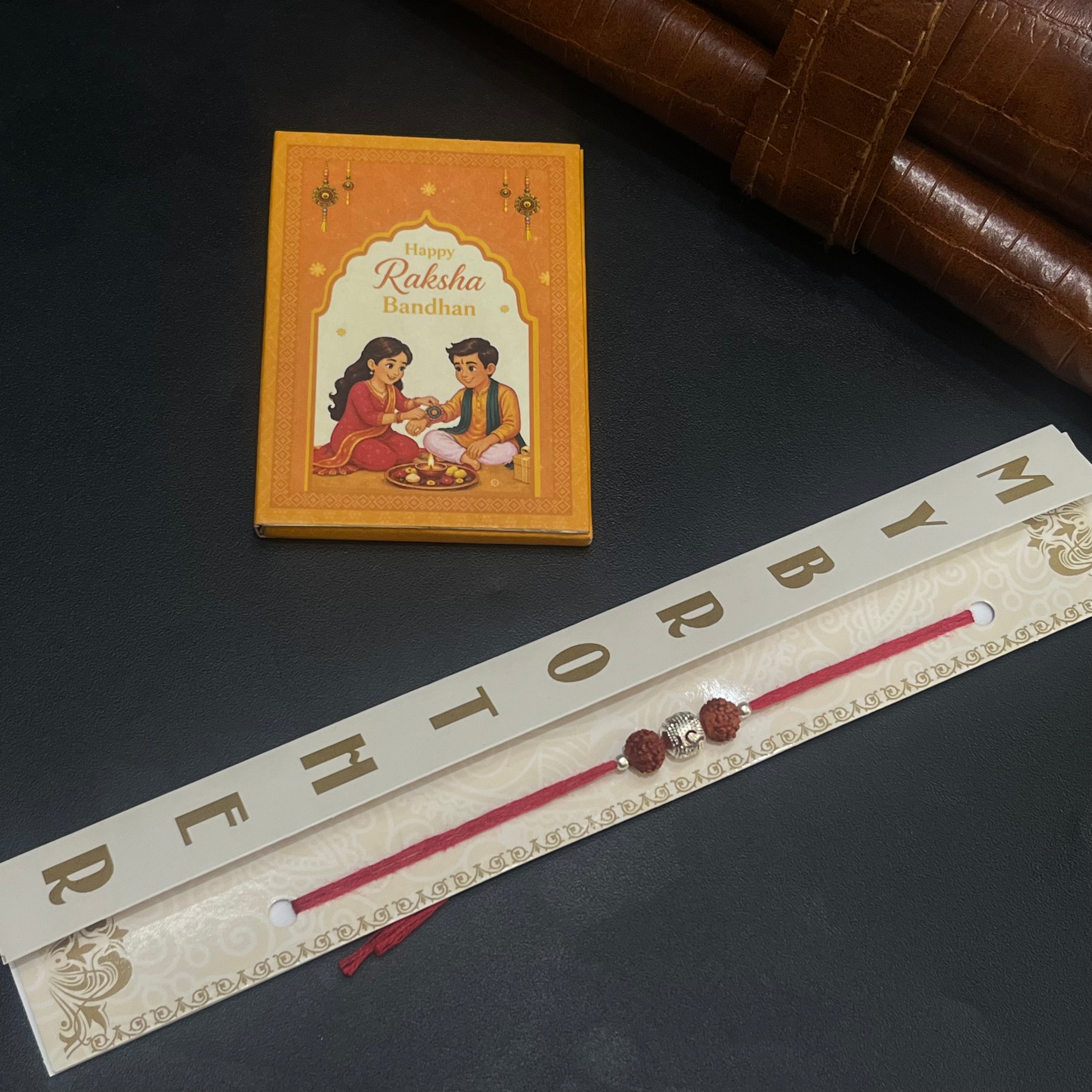 Silver Rakhi Combo