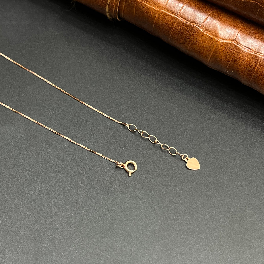 Silver Ladies Pendant Chain Infinity Love Crystal Rose Gold 925