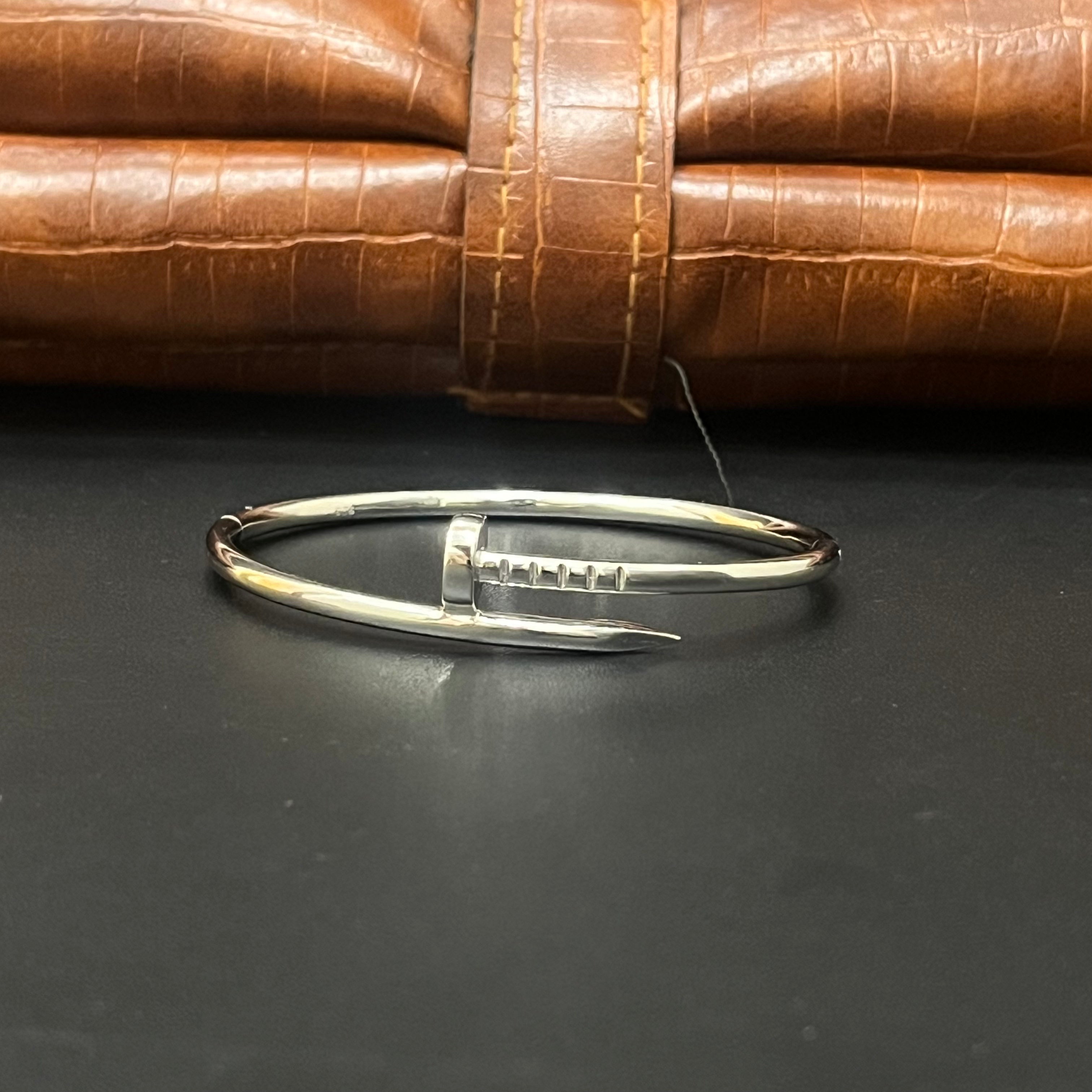 Silver Unisex Nail Kada