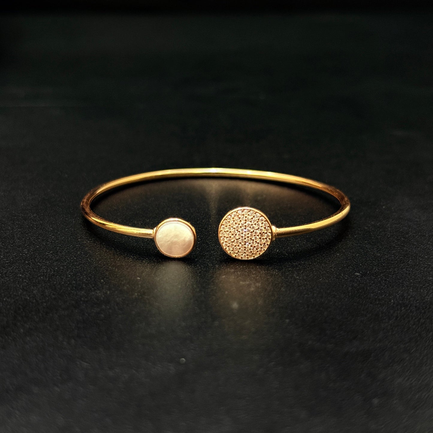 Ladies Silver Kada_The Classic Curve RG