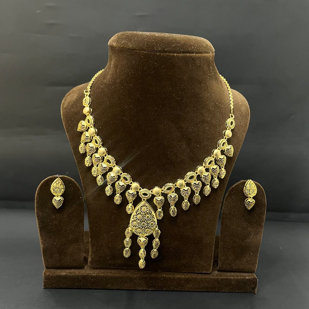 Silver Turkey Necklace Set T012