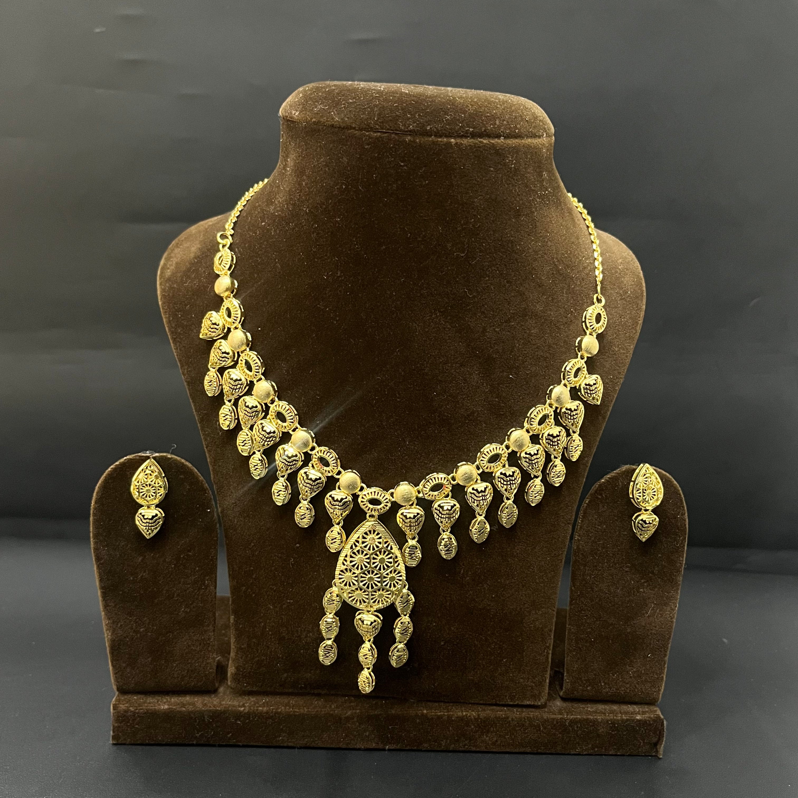 Silver Turkey Necklace Set T012