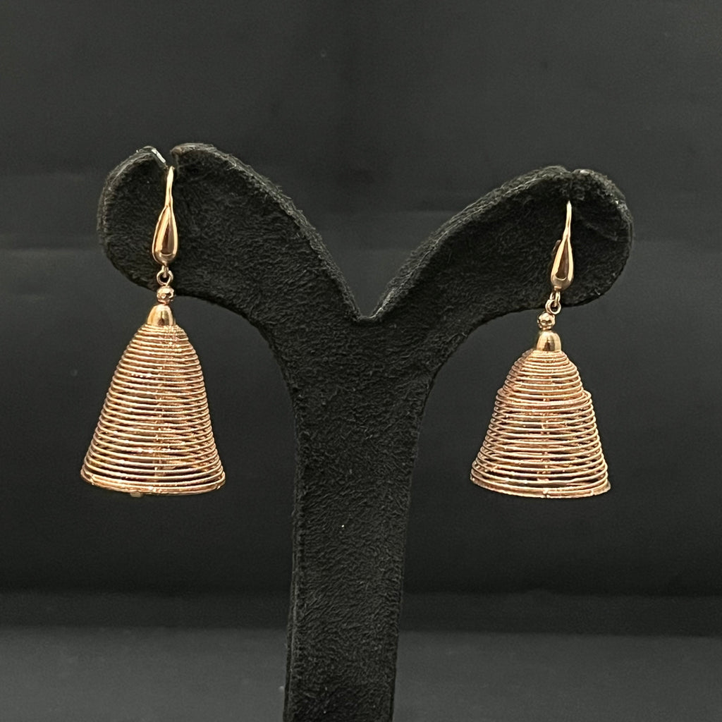 Silver Stud Spiral Jimiki Rose Gold 925 1