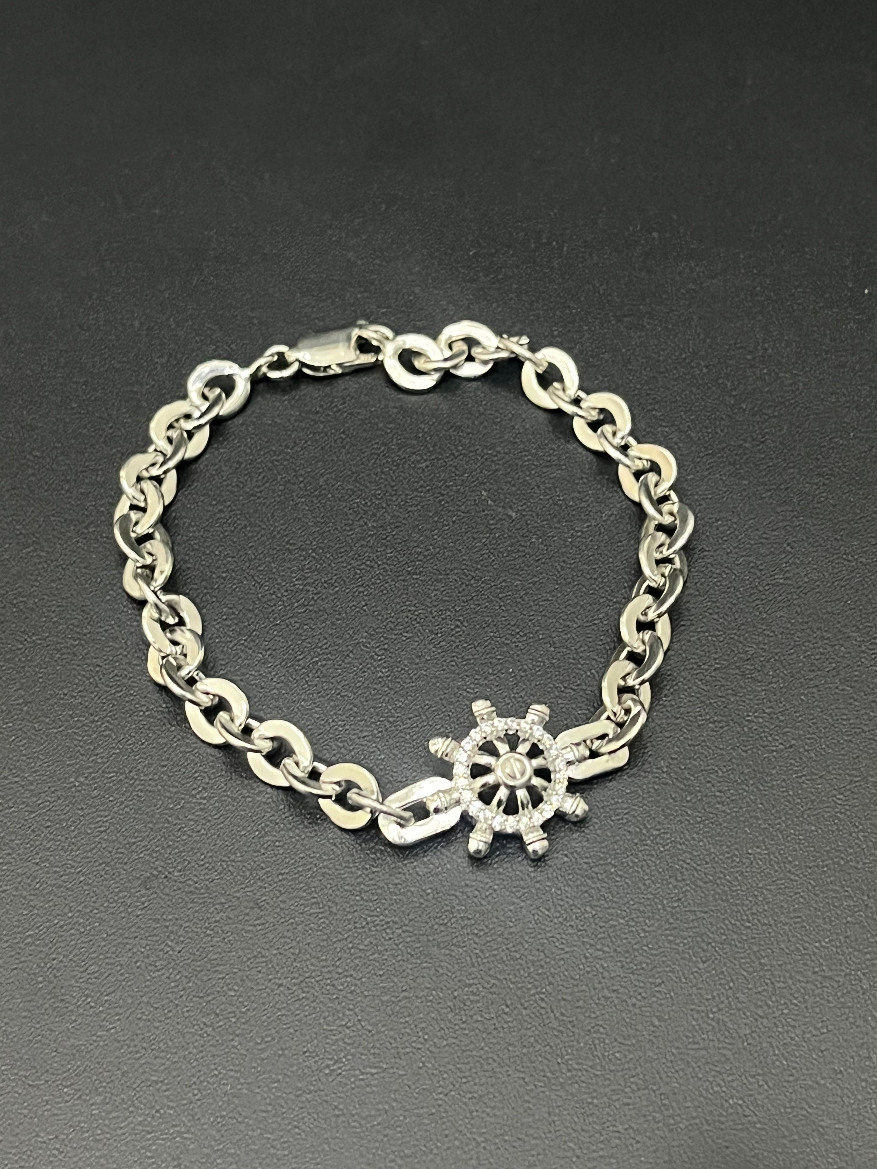 Silver Gents Anchor Link