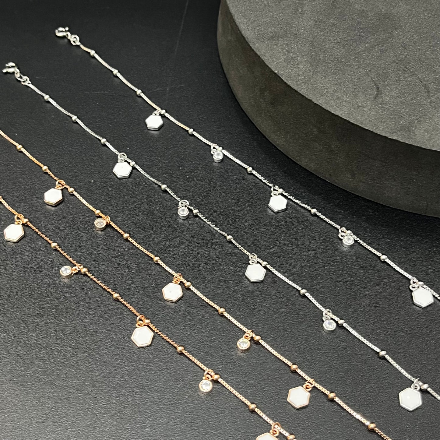 Ladies Anklet Beads & Hangings Charms