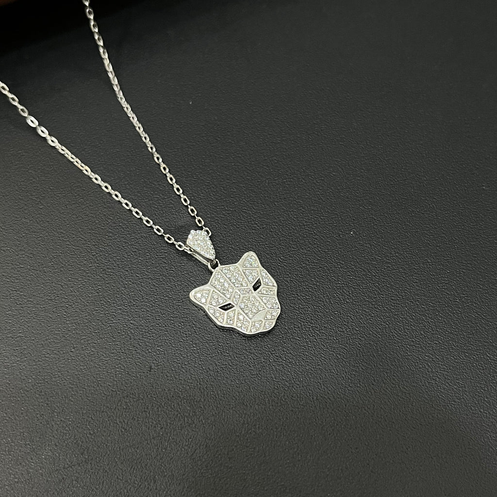 Silver Ladies Chain Tiger