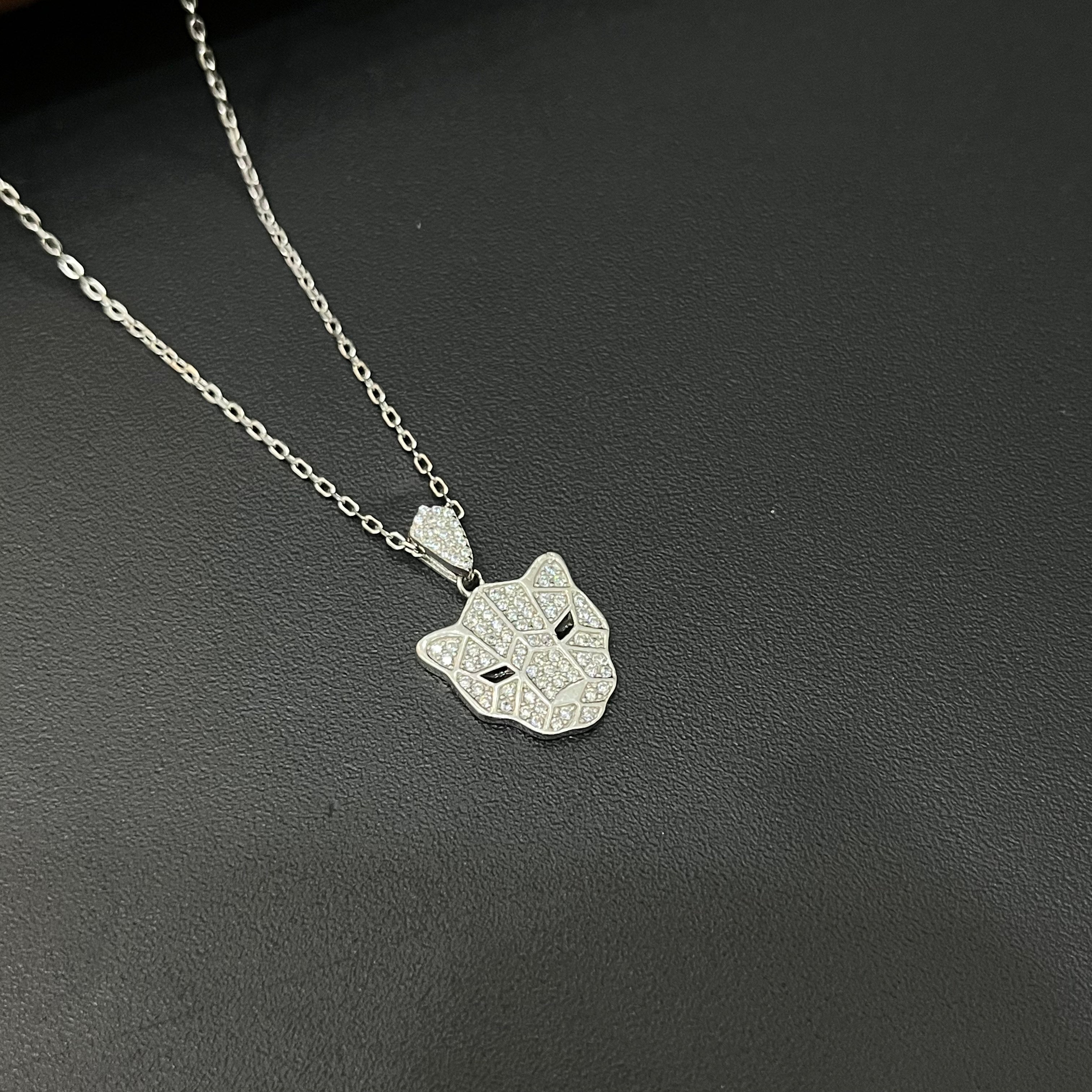 Silver Ladies Chain Tiger