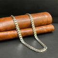 Silver Mens Chain Premium Cuban Style M01 925