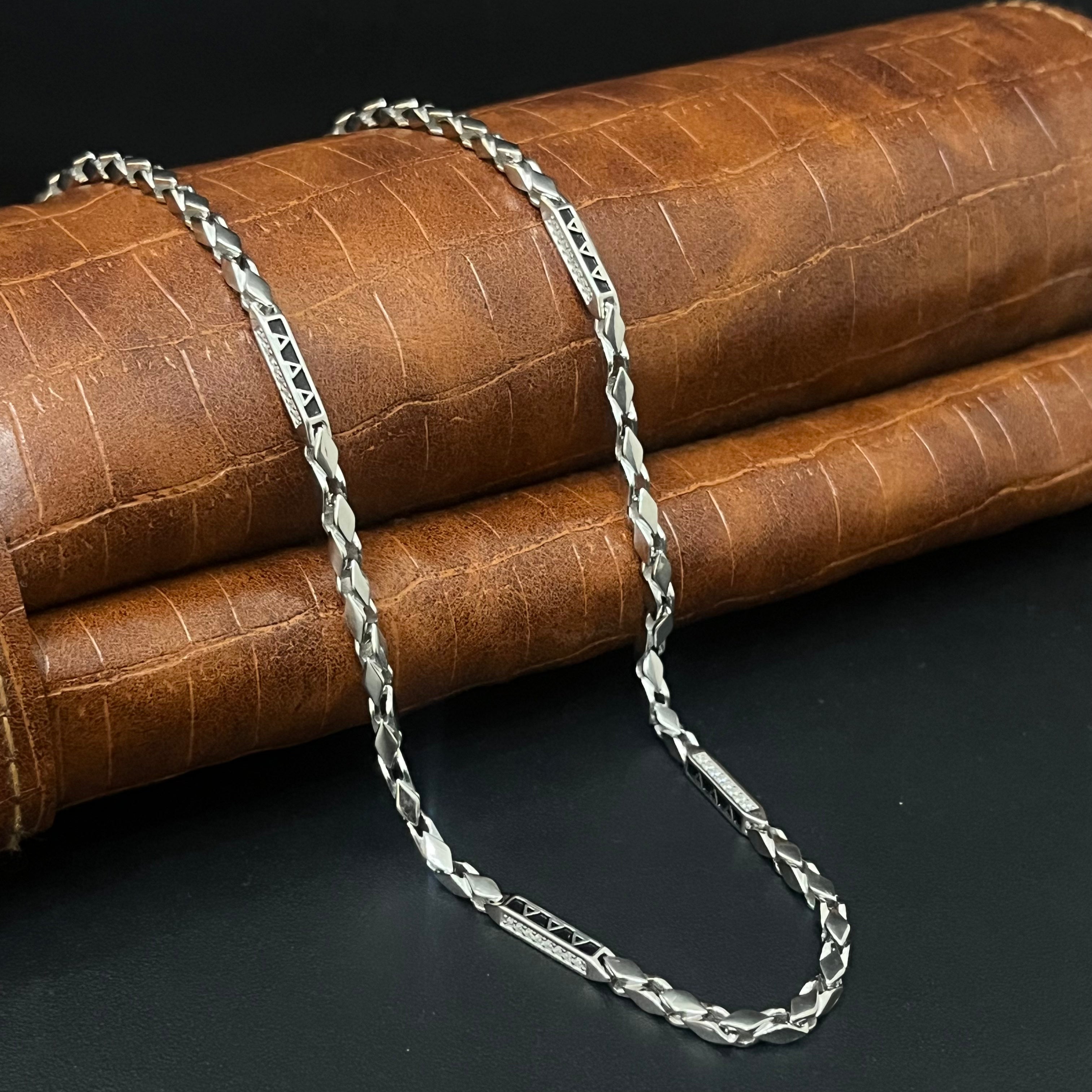 Silver Mens Chain Choco Kathli CC07 925