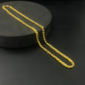 Silver Mens Dual Gold Finished Chain