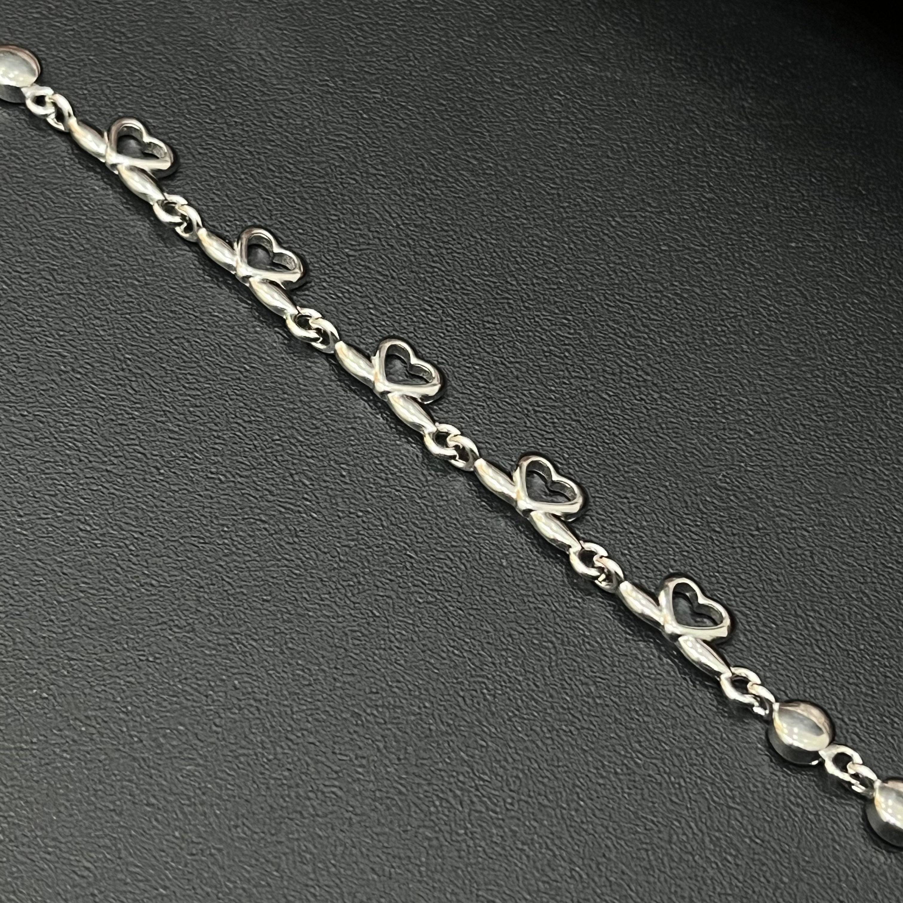 Silver Ladies Bracelet Rhodium R02 925