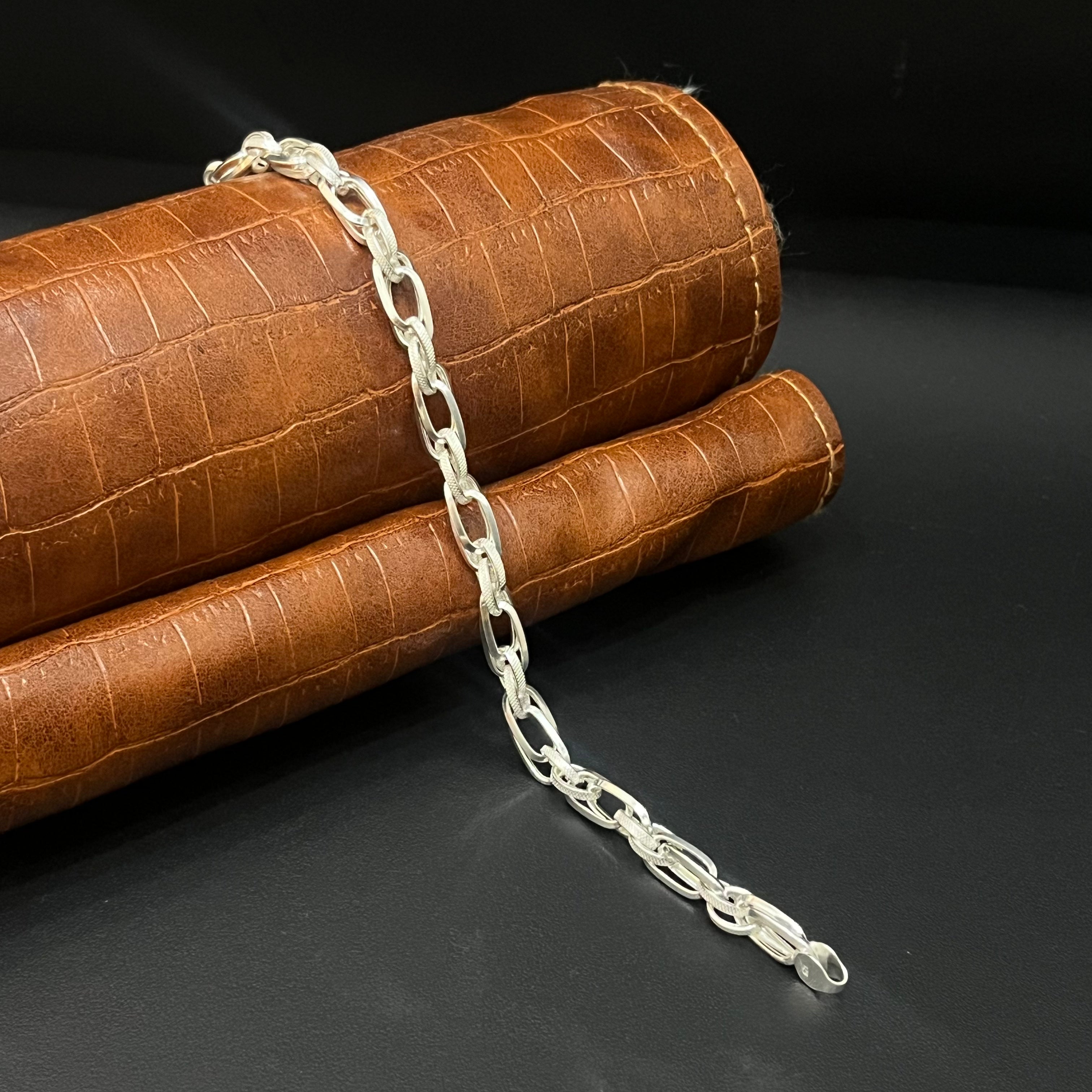 Silver Mens Bracelet 4
