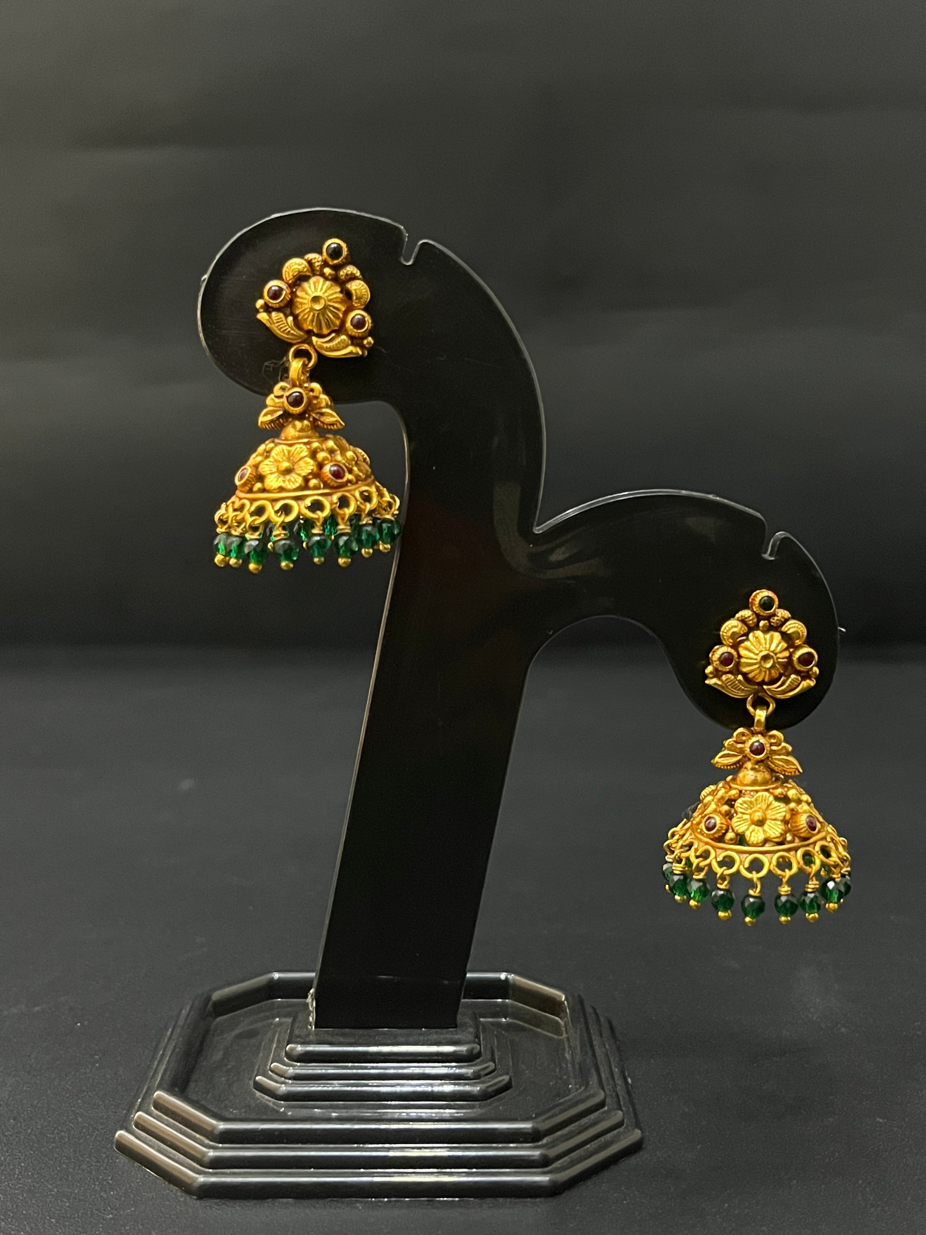 Silver Antique Kammal Jimki ADS09