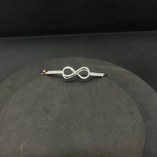 Silver Ladies Kada Forever Silver Infinity