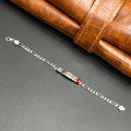 Silver Customised Kids Bracelet Cute Ladybug Charms 925