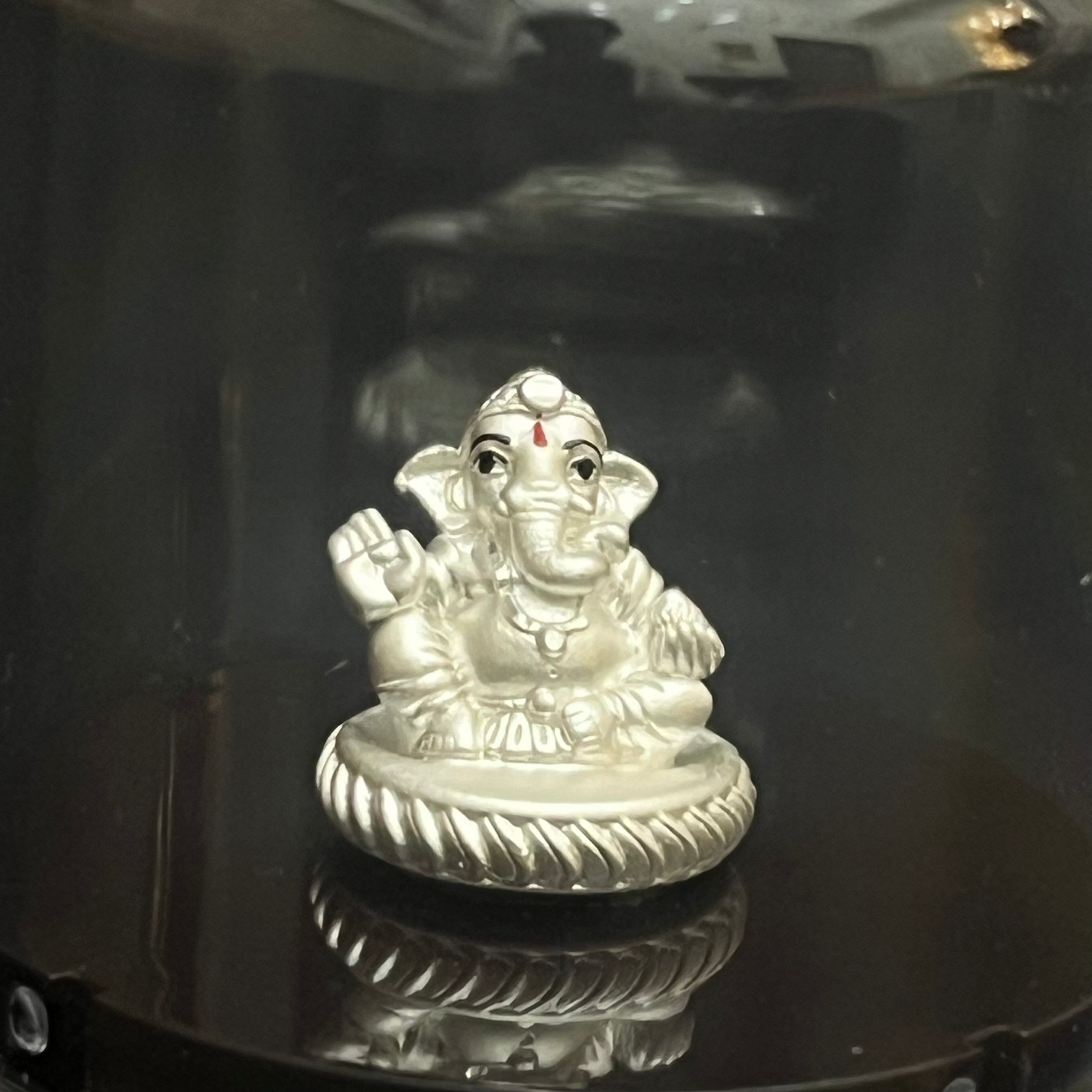 Silver Idol Ganesha DS03 999