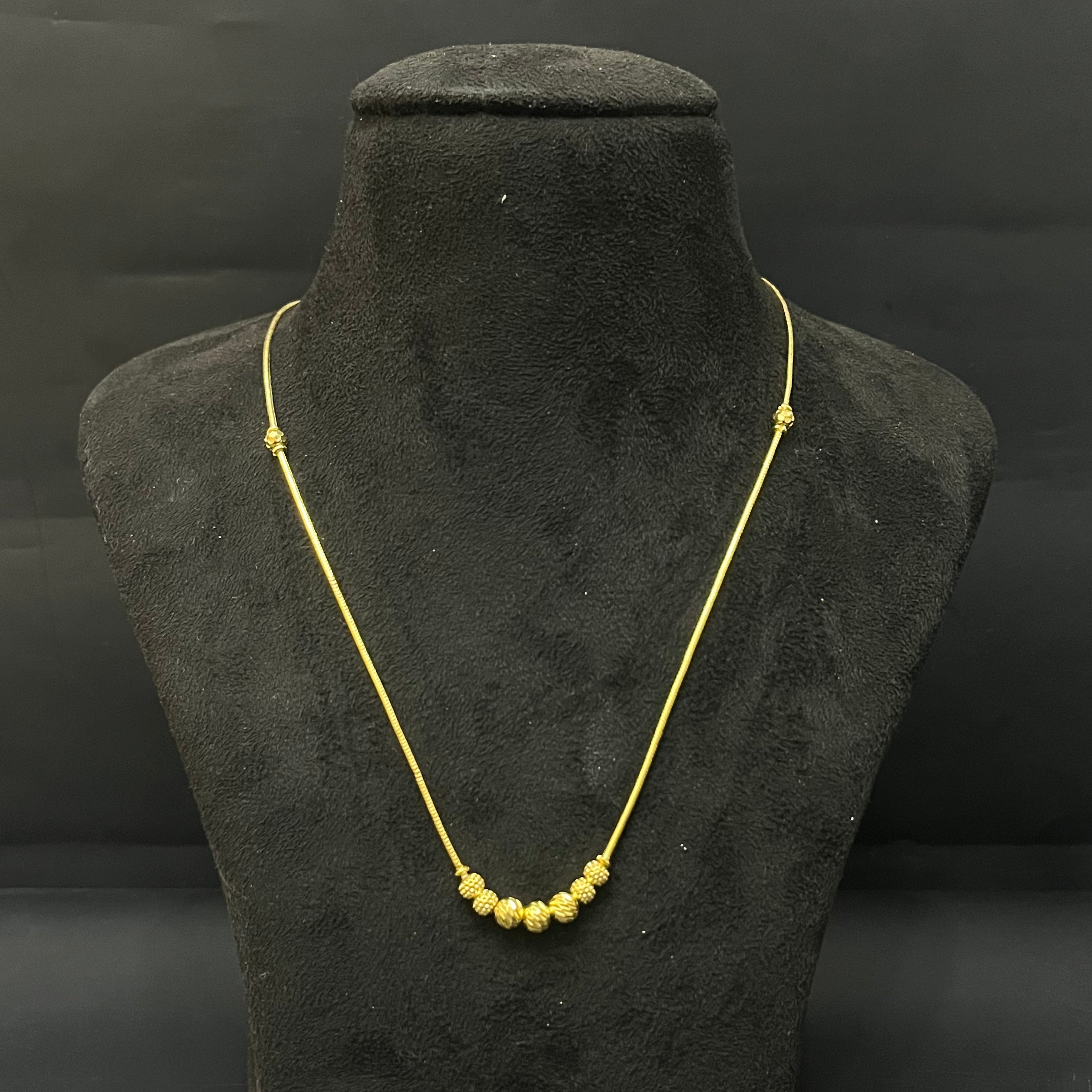 Silver Gold Finished Dokiya Chain Ballz