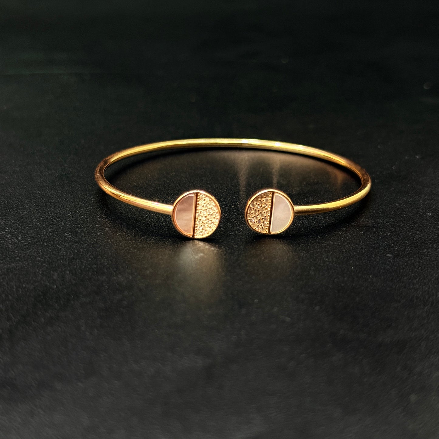 Ladies Silver Kada _Mira Cuff RG