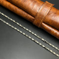 Silver Mens chain Kathli Classic Mat Finish 925