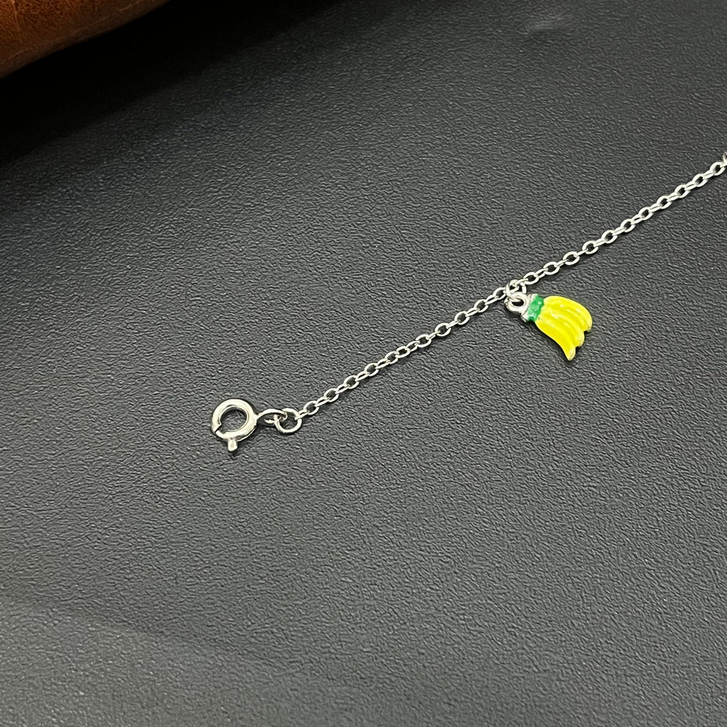 Silver Baby Bracelet Charms Veggies