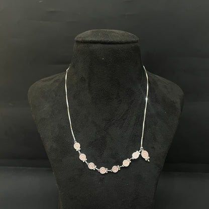 Silver Baby Chain Rose