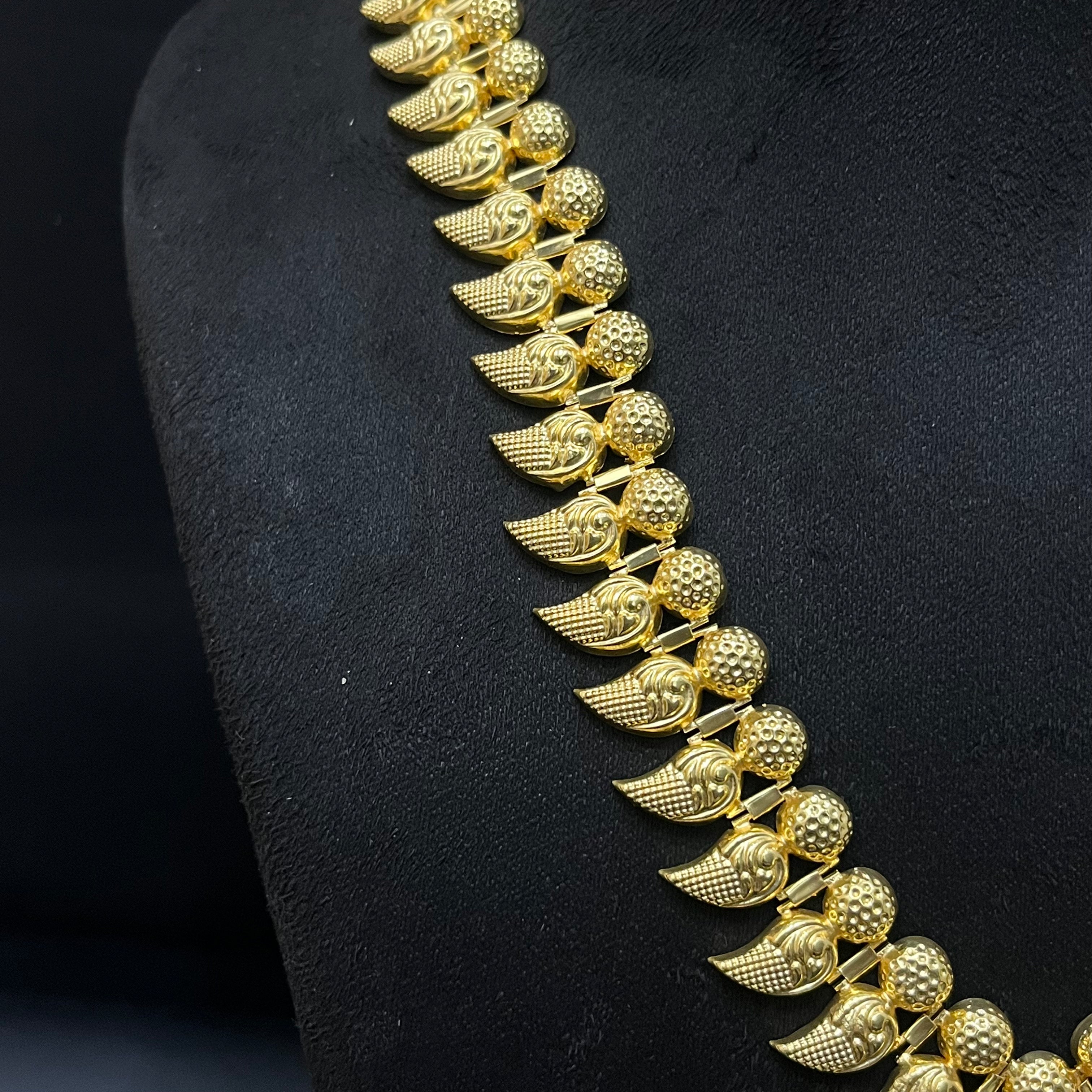 Silver Kerala Haram Gold Finished 925 KH2