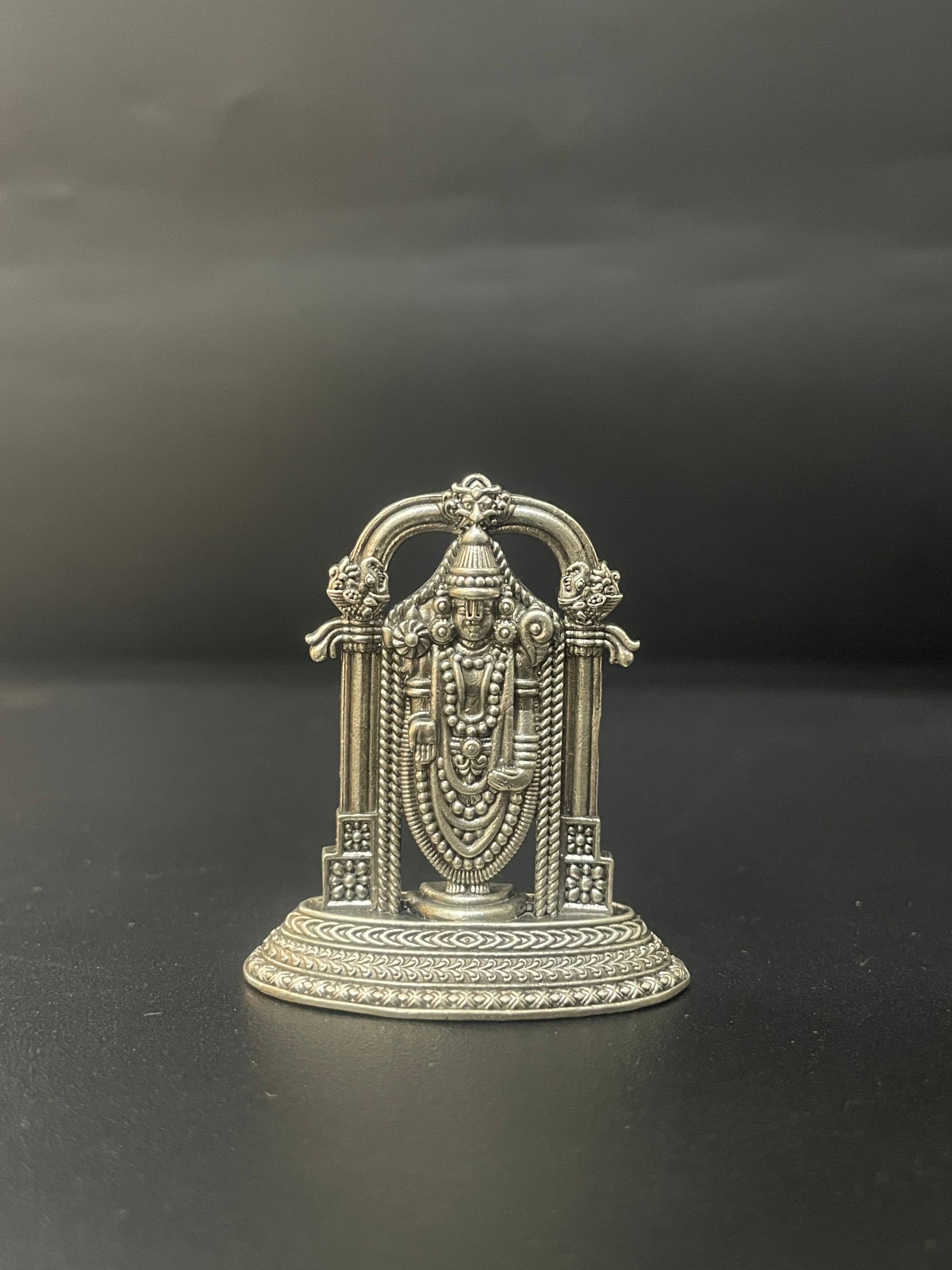 Silver Antique Perumal Idol 925