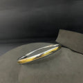 Silver Mens Kada Two Tone Gold Lining Regular TT2