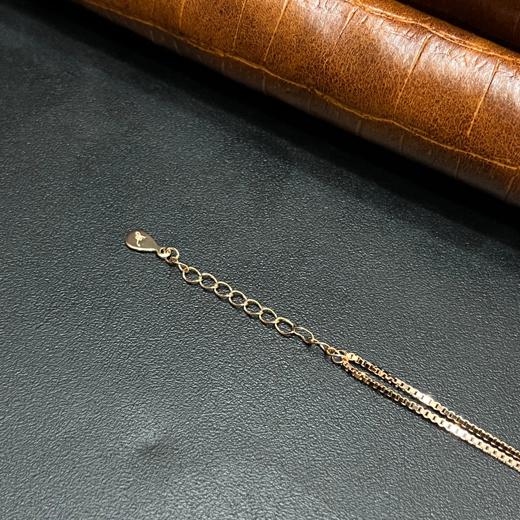 Silver Ladies Bracelet Butterfly Royale Blue Two Line Rose Gold 925