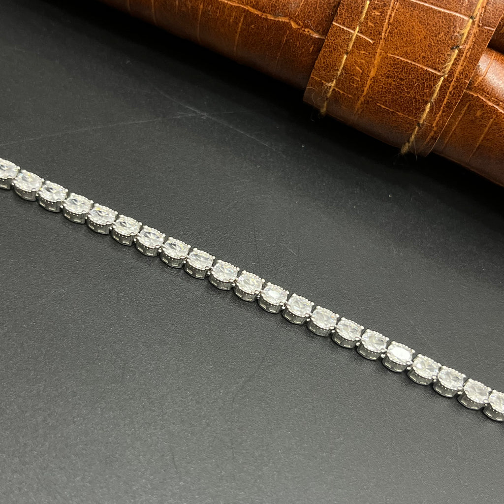 Silver ladies Tennis Bracelet 2 925