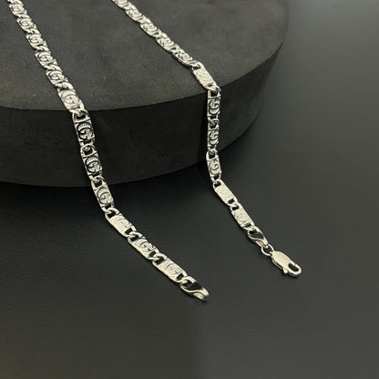 Silver Mens Chain Gucci