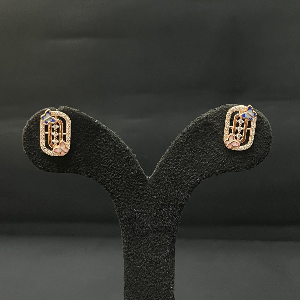Silver Ladies Pendant Chain Capsule Rosegold